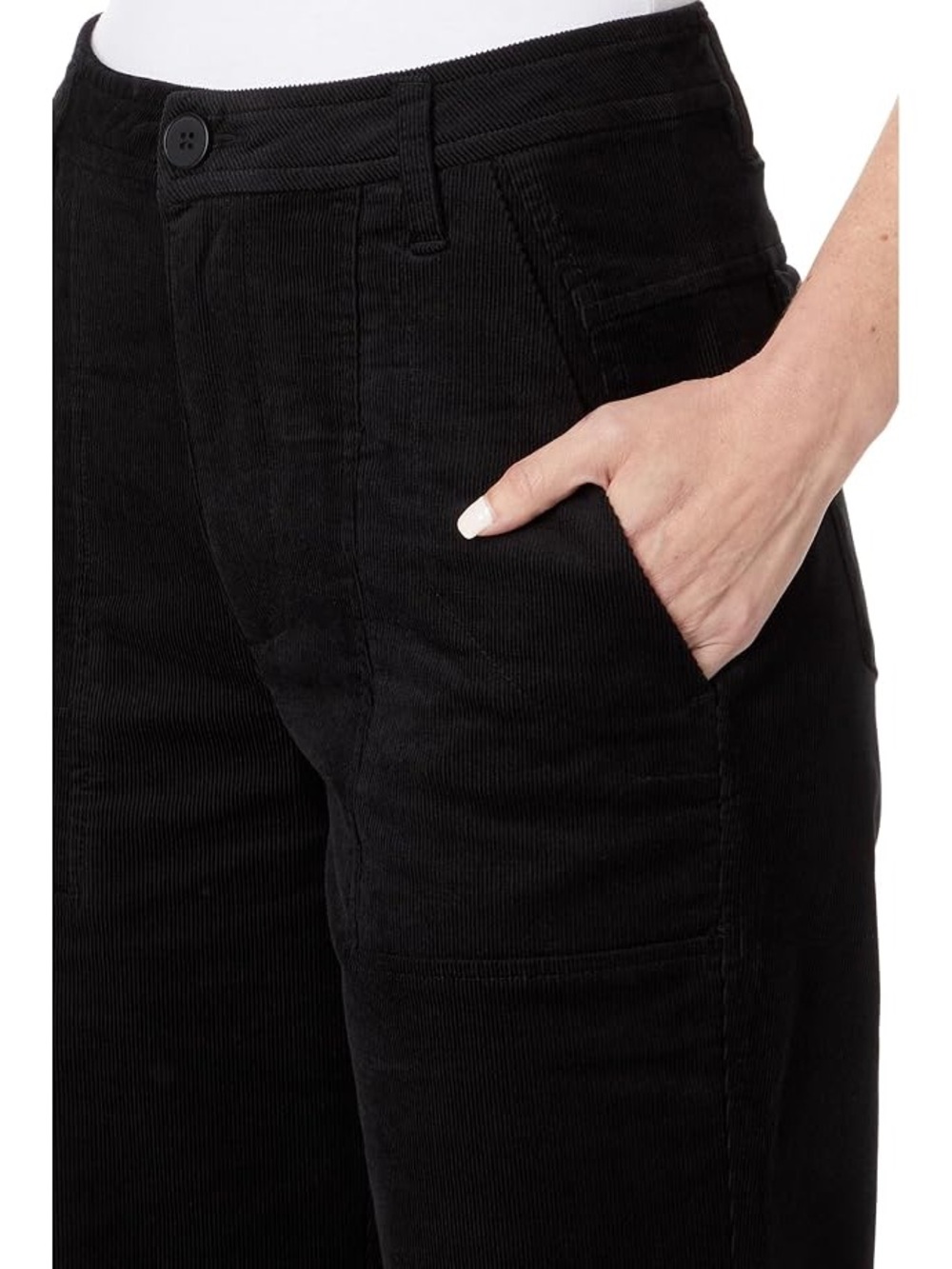 Evereve Black Straight-Leg Jeans - Picture 3 of 13